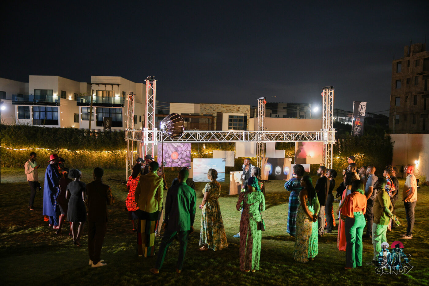 Aura outdoor event crowd